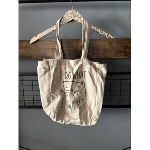 "I Do What I Want" Canvas Tote Bag